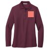 Women's Silk Touch Long Sleeve Polo Thumbnail