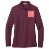 Women's Silk Touch Long Sleeve Polo Thumbnail