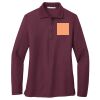 Women's Silk Touch Long Sleeve Polo Thumbnail