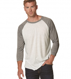 Next Level Tri-blend Baseball Raglan 6051